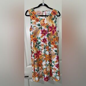 HARLOW & ROSE Colorful Sleeveless Dress Size L